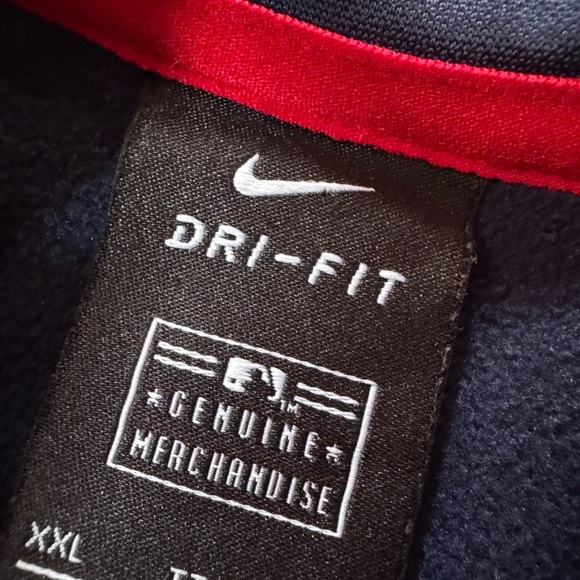 Nike Dri Fit Cleveland Gaurdians 1/4 Zip Sweater Men Size XXL - Picture 3 of 4